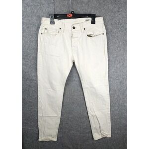 Todd Snyder Jeans Mens 33x32 (FITS 32 x 30.5) Ivory Cream Selvedge Japanese USA